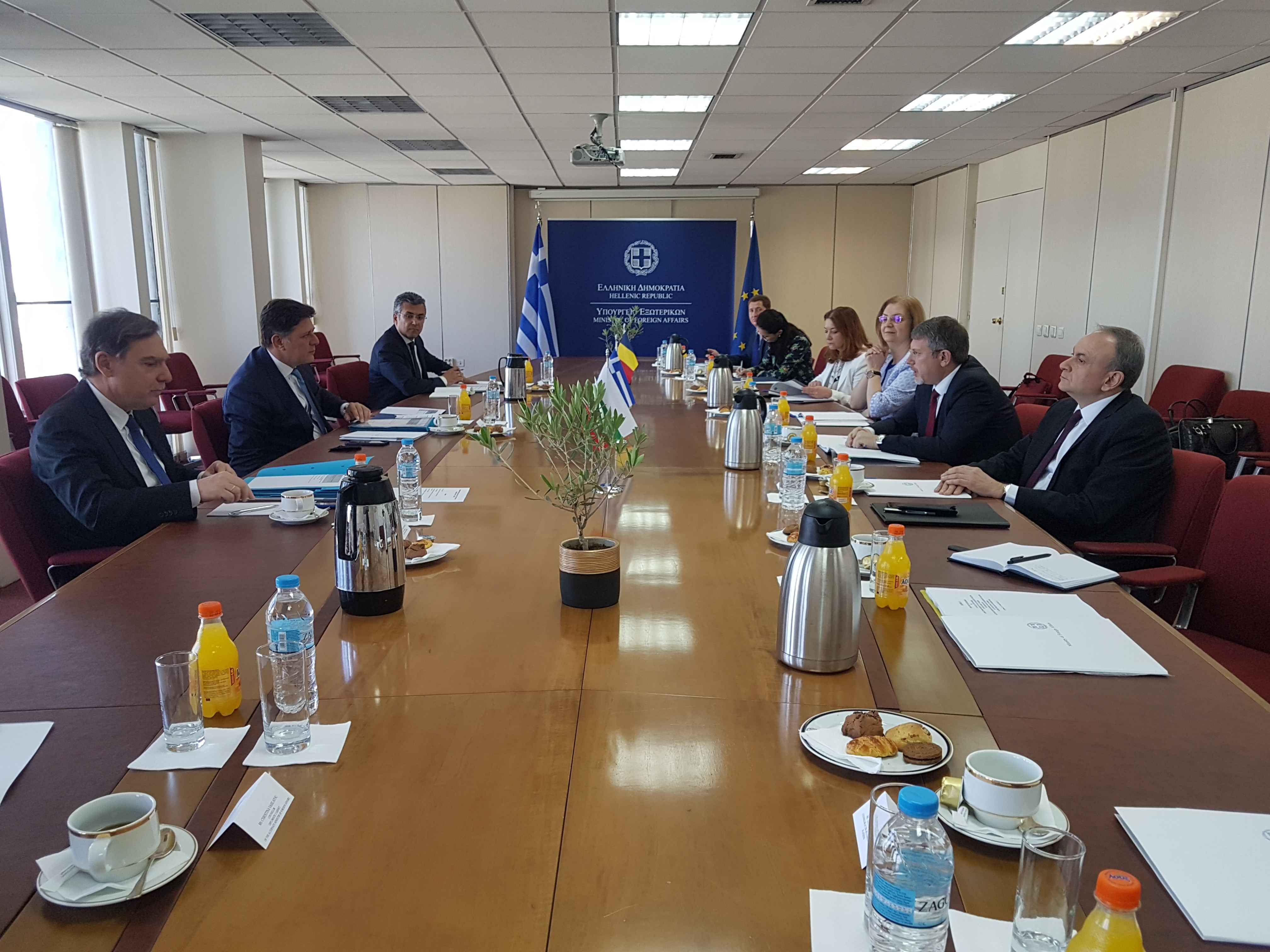 Deputy Minister Vasil Georgiev participated in a Trilateral Meeting Greece-Bulgaria-Romania in Athens